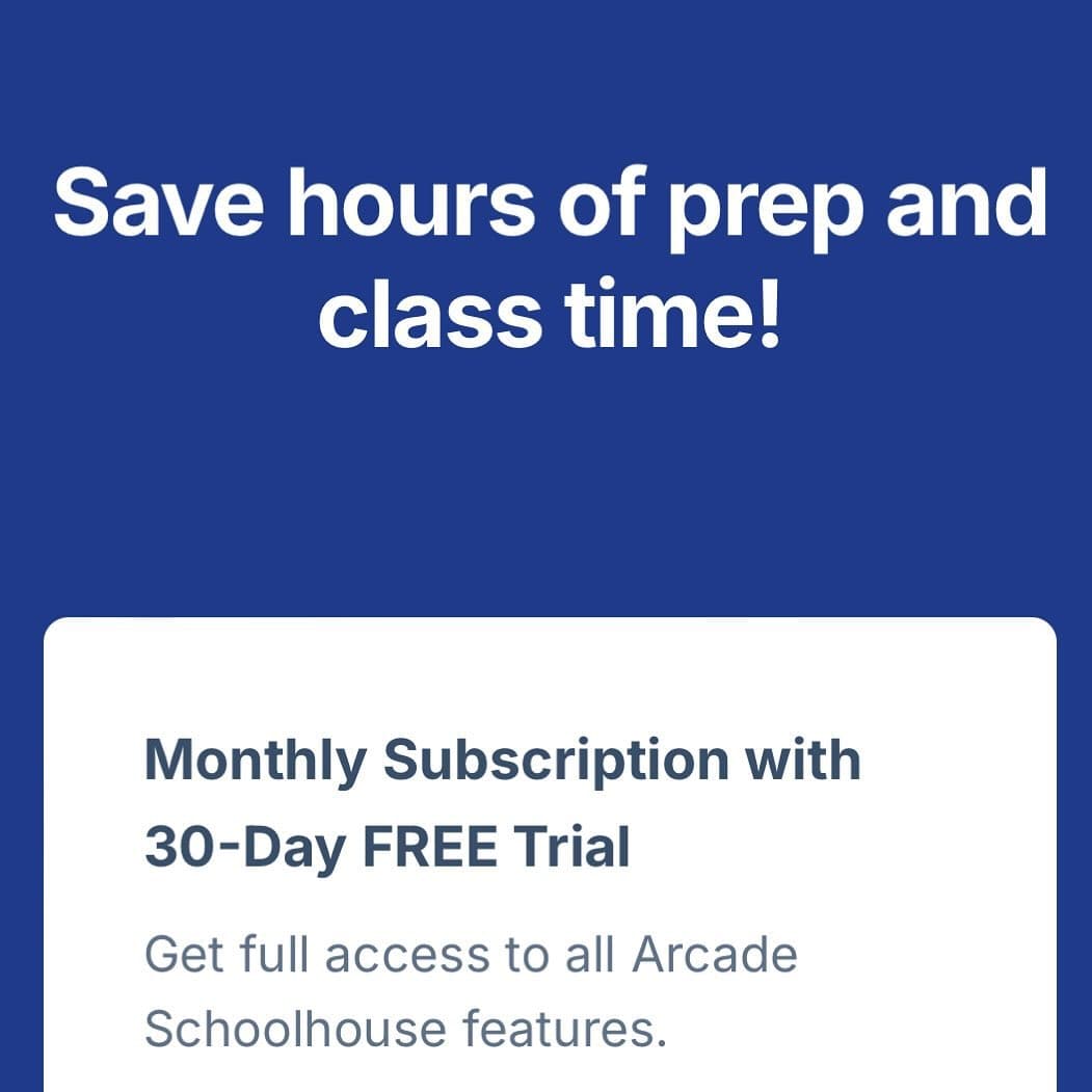 Arcade Schoolhouse is Live!